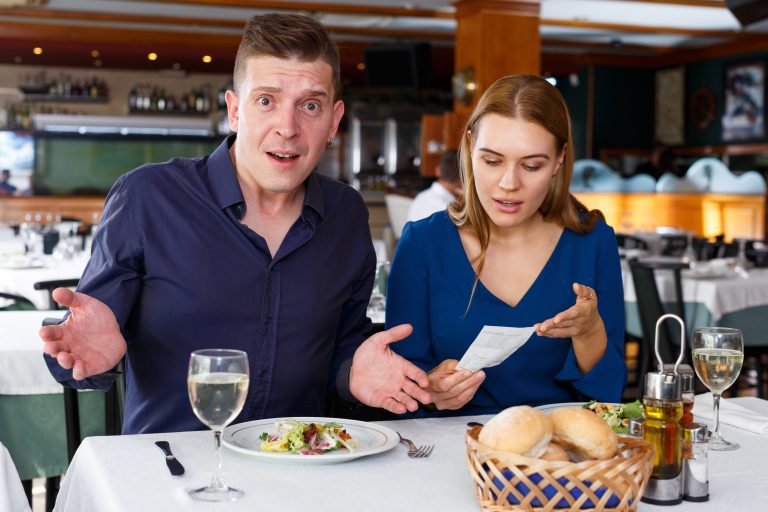 Pas på dyre restaurantbesøg