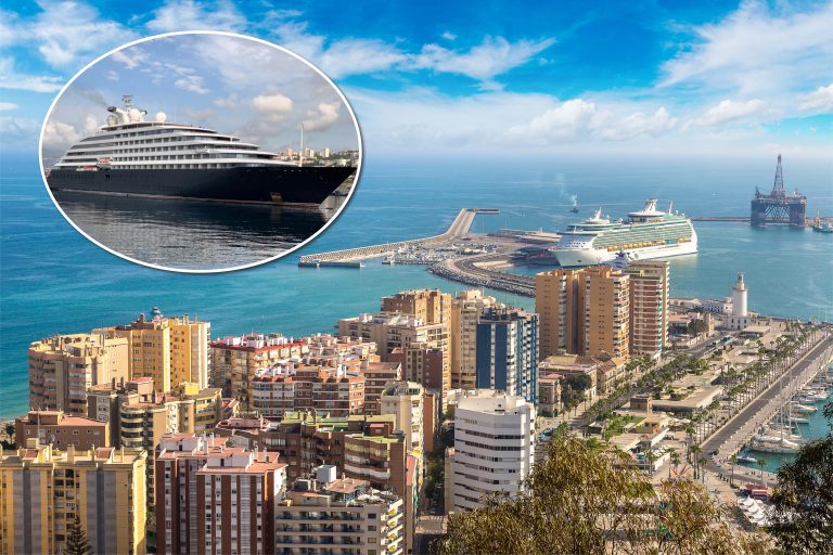 Luksus krydstogtskib med egen ubåd, skal døbes i Málaga