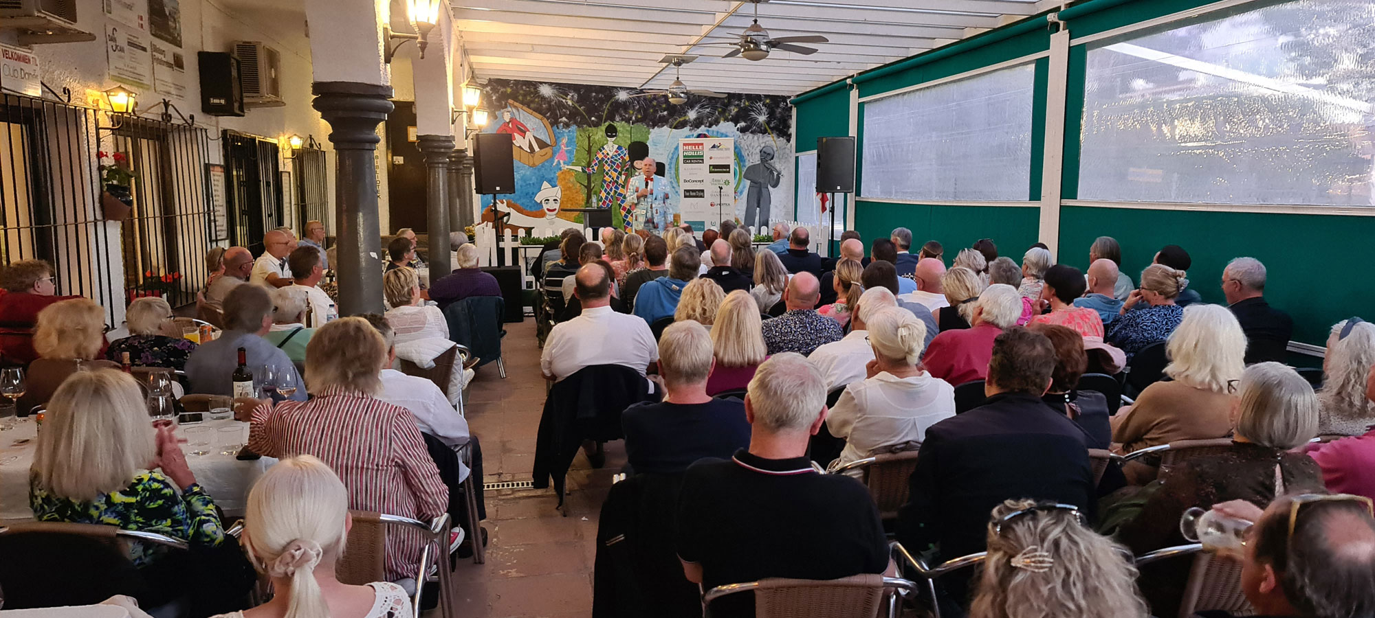 Entertaineren Jacob Haugaard indtog Det Danske Hus i Mijas