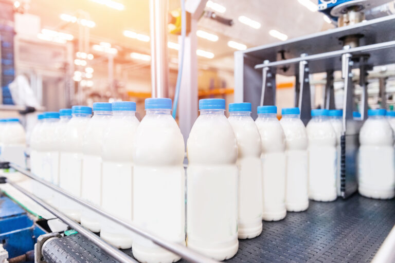 Bottling,Milk,Production,Line,Factory,,Industry,Equipment,Dairy,Plant.