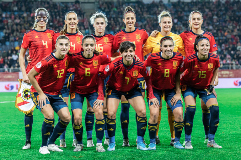 Lublin,,Poland,-,12,November,,2019:,Spain,Women's,National,Football