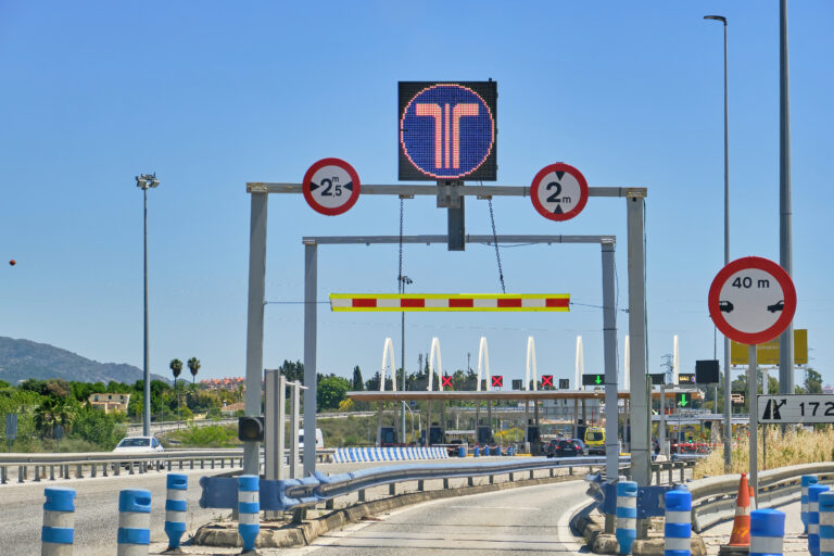 Marbella,,Spain,12,May,2021.,Light,Traffic,In,The,Toll