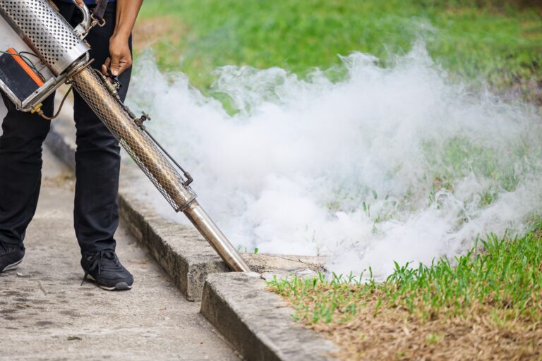 Pest,Control,Staff,Spray,Chemical,Smoke,Eliminate,Mosquito,Larvae,Rats