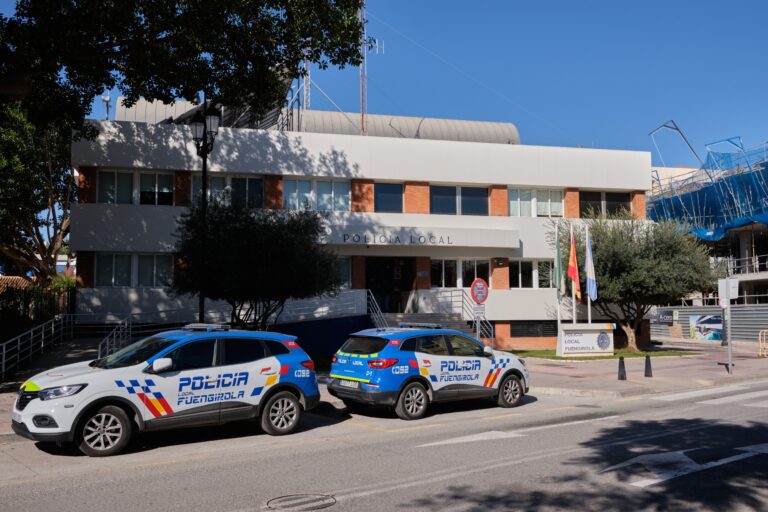 Fuengirola,,Málaga,,Spain;,February,5,,2023:,Fuengirola,Police,Station.