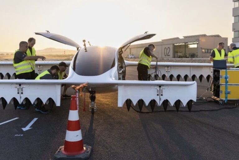 Flytaxi med ubemandede droner