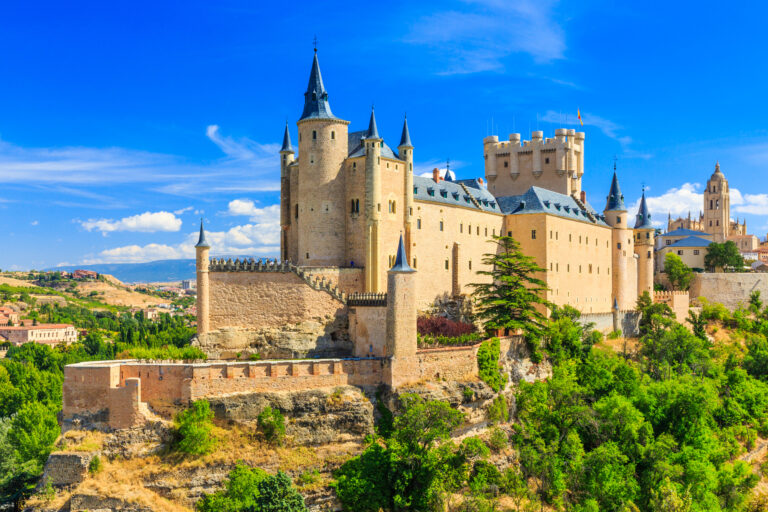 Segovia,,Spain.,The,Alcazar,Of,Segovia.,Castilla,Y,Leon.
