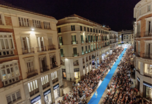 Kæmpe modeshow i Málaga