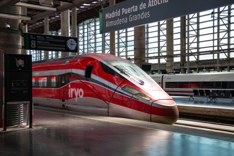 "madrid,Spain,-,04132024":,Iryo,High-speed,Train,At,Atocha,Station