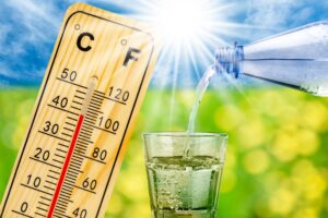 Advarsel: Temperaturer op til 40 grader