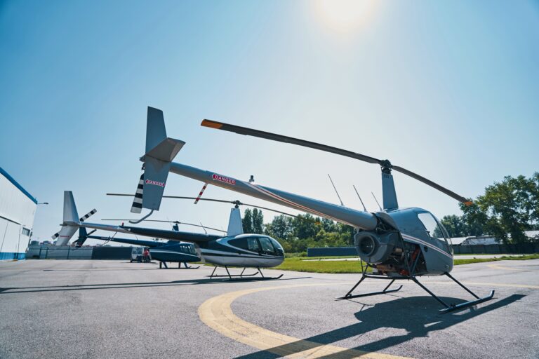 Helikopter lufthavn til leje