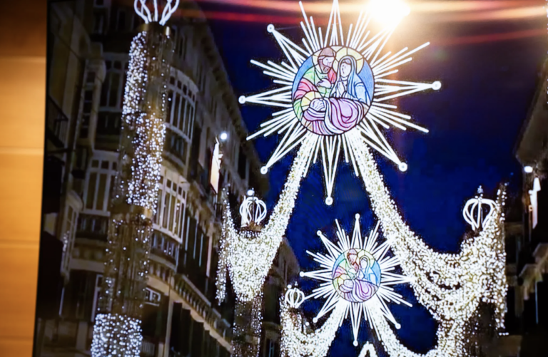 Topkarakter til julebelysningen i Málaga